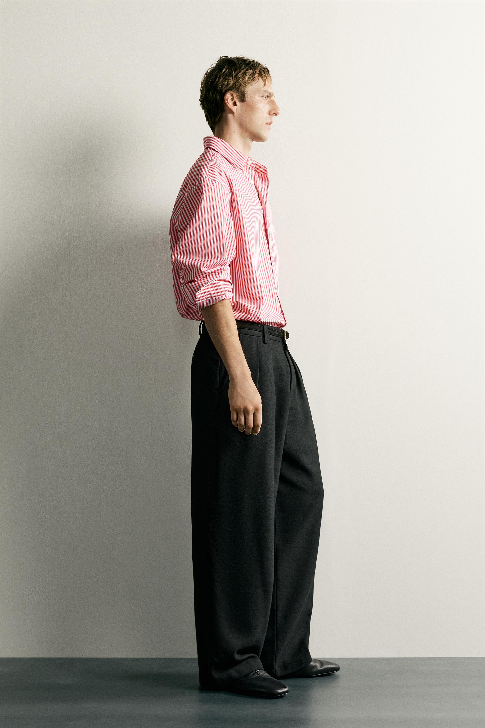 CHEMISE BOXY FIT À RAYURES